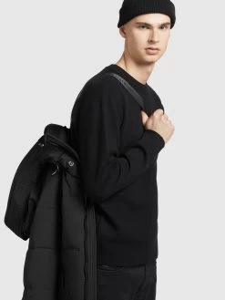 Khujo Winterjassen Winterjas Fank Heren Zwart -Mode kledingwinkel b3a50de8e7ddf56143de74ddd2ebc7b5