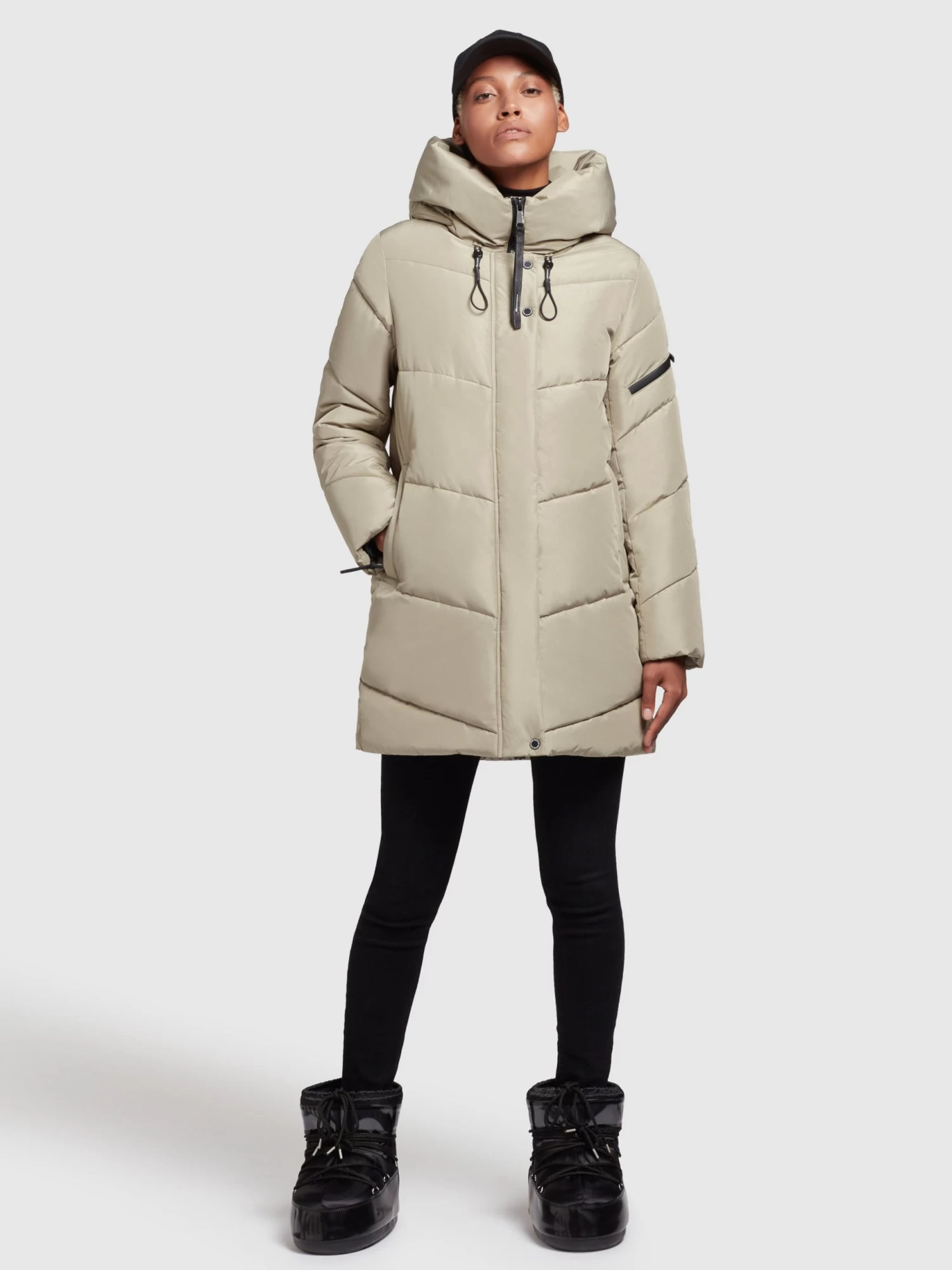 Khujo Winterjassen Winterjas Jordis 4 Dames Pastelgroen 3 Khujo Winterjassen Winterjas Jordis 4 Dames Pastelgroen - Afbeelding 3