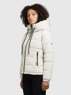 Khujo Winterjassen Winterjas Joilee Dames Offwhite -Mode kledingwinkel b56f6036f728530c6419dfd0c8062630