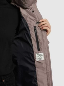 Khujo Winterjassen Winterjas Jordis 4 Dames Taupe -Mode kledingwinkel b594a82bc8a43e98545afbd1724cf34a