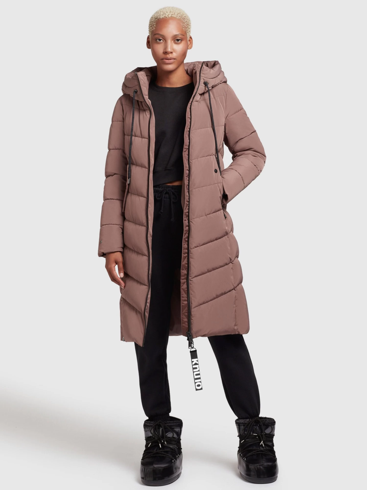 Khujo Wintermantels Wintermantel Ayleena Dames Chamois 6 Khujo Wintermantels Wintermantel Ayleena Dames Chamois - Afbeelding 6