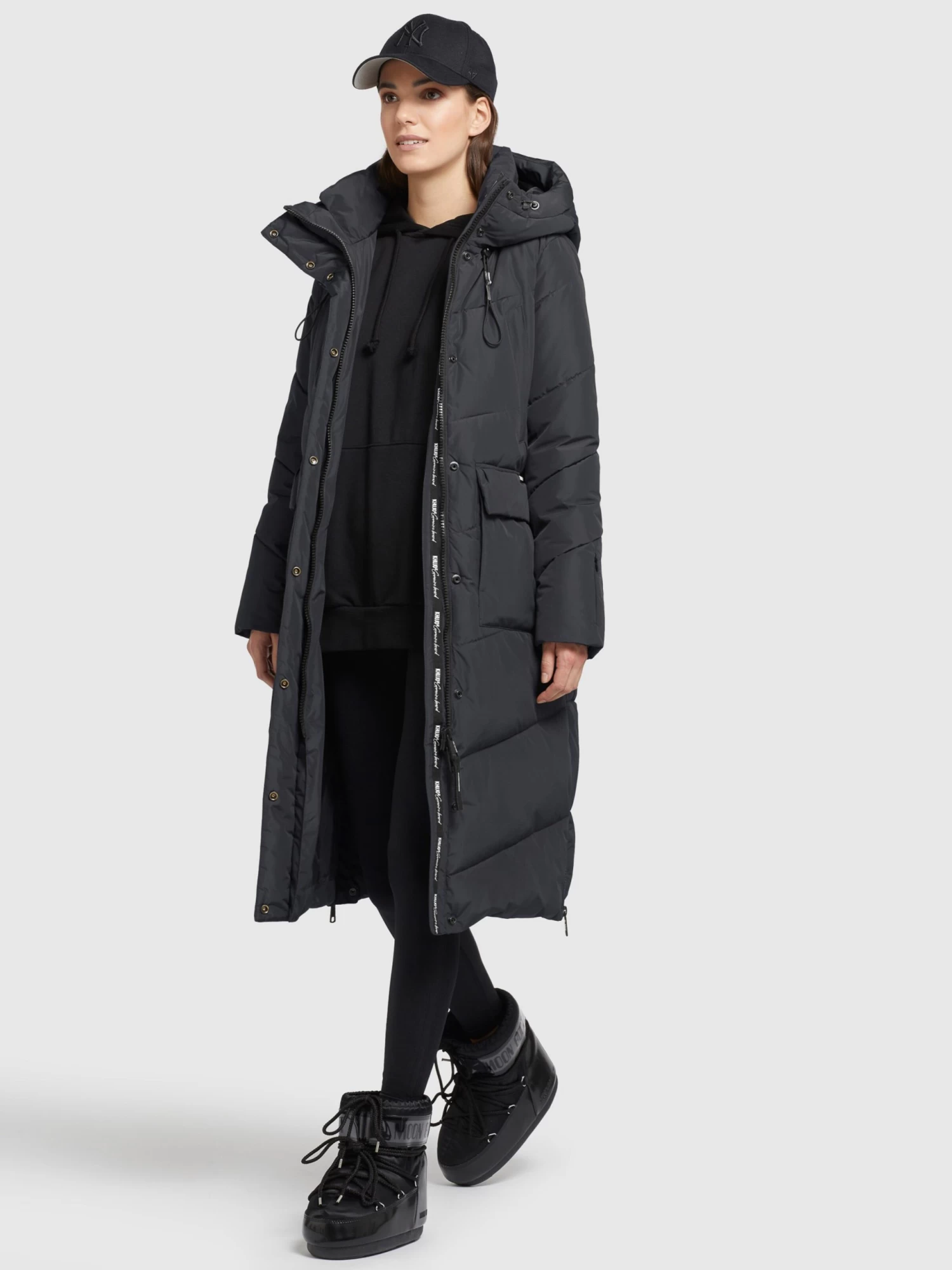 Khujo Wintermantels Wintermantel Elvita Dames Donkerblauw 5 Khujo Wintermantels Wintermantel Elvita Dames Donkerblauw - Afbeelding 5