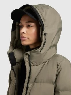 Khujo Winterjassen Winterjas Tanare Dames Olijfgroen -Mode kledingwinkel b87c103a3d7159e9ba8f8bb632169ff7
