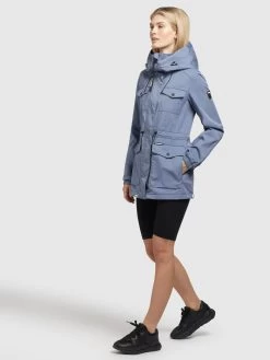 Khujo Parkas Tussenparka ELST Dames Blauw -Mode kledingwinkel b8f0196bc3c1a63724db3d42e1b03f8e