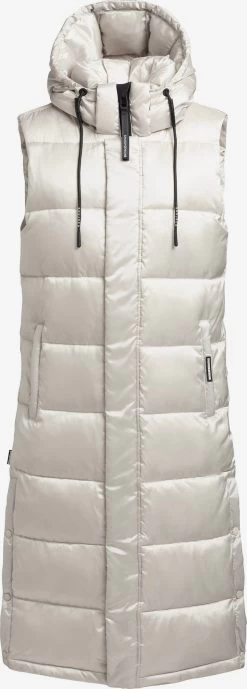 Khujo Bodywarmers Bodywarmer Tourin Dames Parelwit