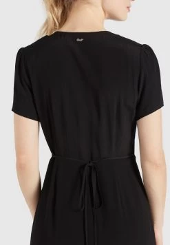 Khujo Porgy - Jurk - Schwarz -Mode kledingwinkel bcb0b019e2cf4cd8af770e601a09ebaa