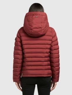 Khujo Tussenjassen Tussenjas Lovina Dames Donkerrood -Mode kledingwinkel bd23404513ed7c1cfc93c85710281615