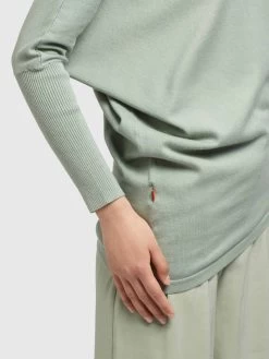 Khujo Fijngebreide Truien Trui Shea Dames Mintgroen -Mode kledingwinkel be7223ee34427e687a5a500a481d295a