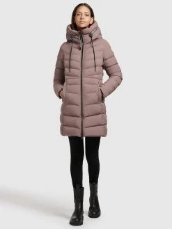 Khujo Korte Mantels Wintermantel Tuhani Dames Donkerlila -Mode kledingwinkel befa2fdef29e9f5da77f81530a89926b