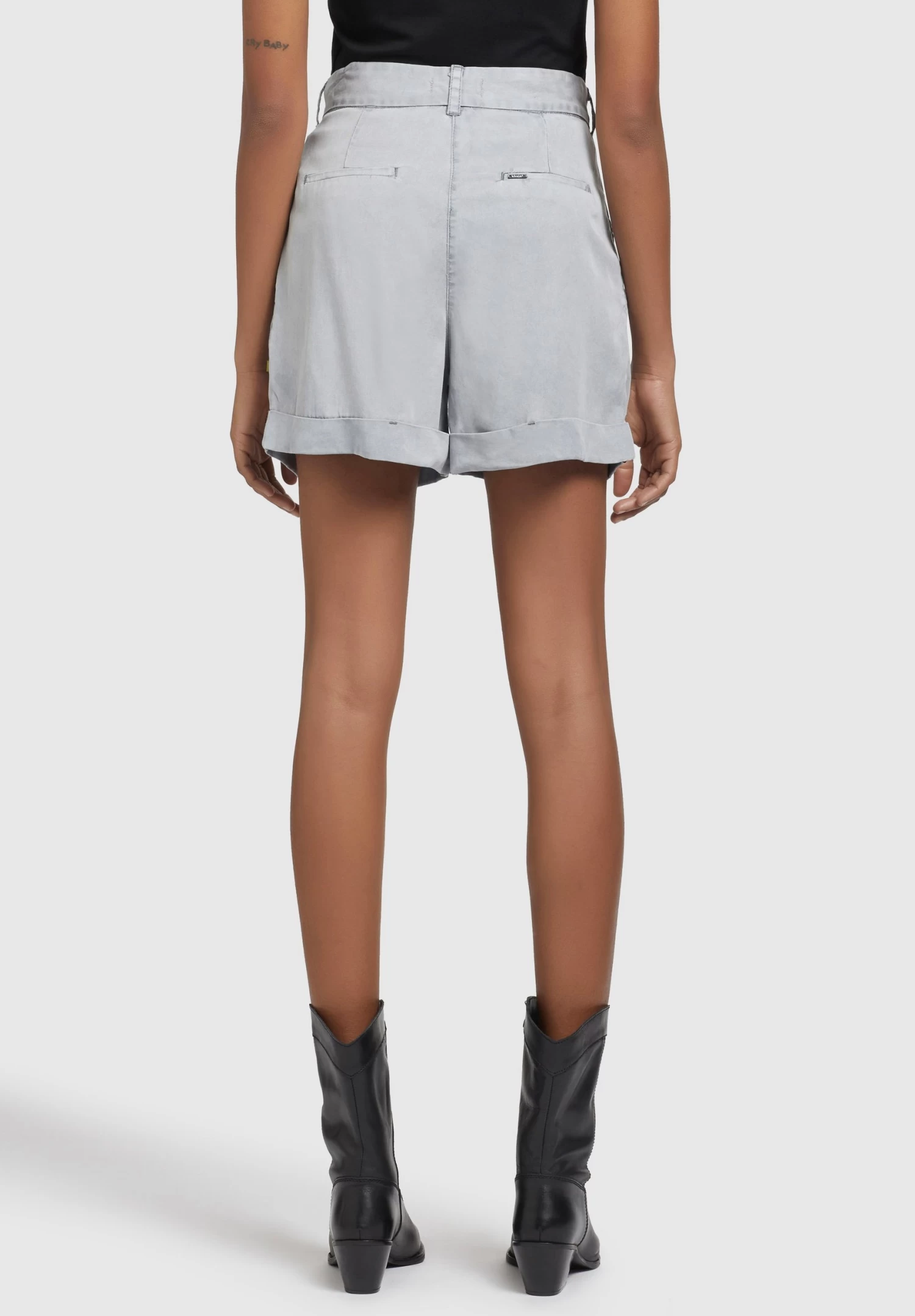 Khujo Elida - Shorts - Grey 3 Khujo Elida - Shorts - Grey - Afbeelding 3