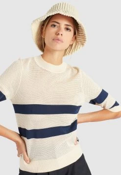 Khujo Chumane - T-Shirt Print - Sand/Dark Blue 12 Khujo Chumane - T-Shirt Print - Sand/Dark Blue -Mode kledingwinkel c0690b5fd1034e57bb843c30652a755c