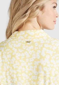 Khujo Goya - Blousejurk - Gelb-Weiß Geblümt -Mode kledingwinkel c0d4553957654cc599a9ac7a3f060ad7