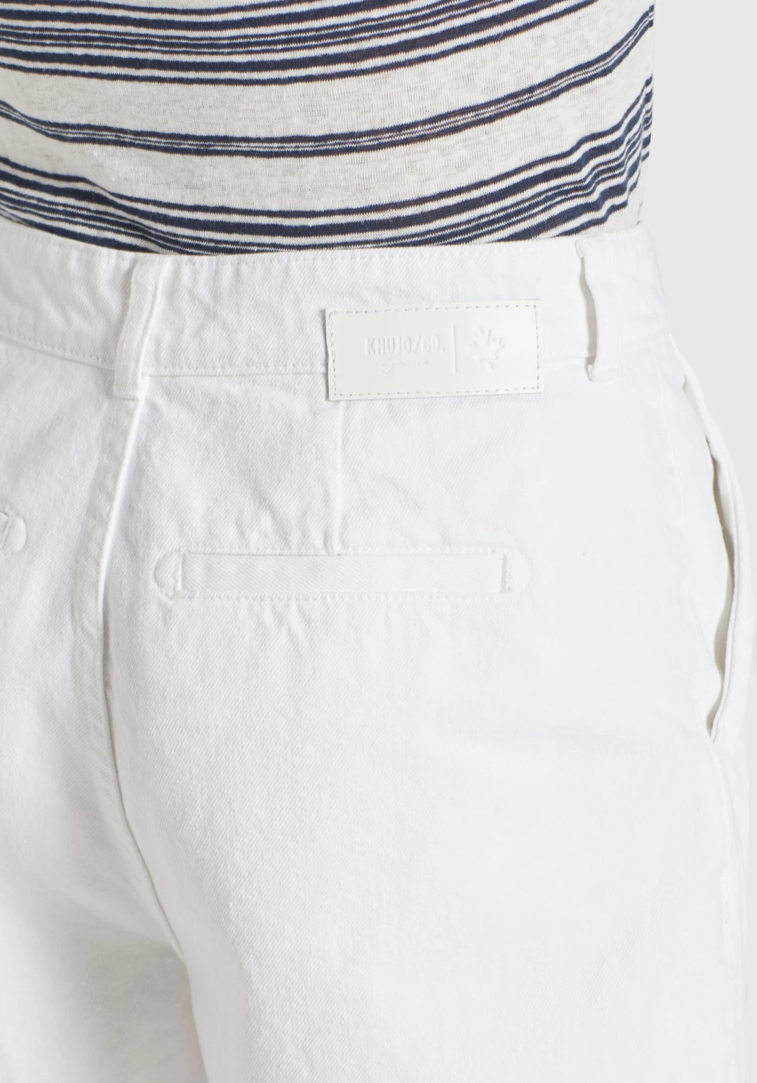 Khujo Jeans Loosefit Bandplooi Jeans Cambel Dames Wit 7 Khujo Jeans Loosefit Bandplooi Jeans Cambel Dames Wit - Afbeelding 7