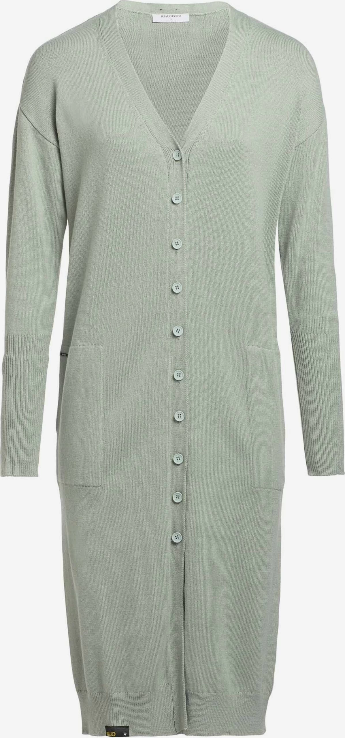 Khujo Vesten Gebreid Vest Elina Dames Mintgroen 1 Khujo Vesten Gebreid Vest Elina Dames Mintgroen