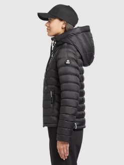 Khujo Winterjassen Winterjas Lovina Dames Zwart -Mode kledingwinkel c2ddd83ec1dcc675085b907f2ca96ffa