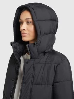 Khujo Wintermantels Wintermantel Corinna Dames Zwart -Mode kledingwinkel c434bfd24ed07f38f76559840d1c6682