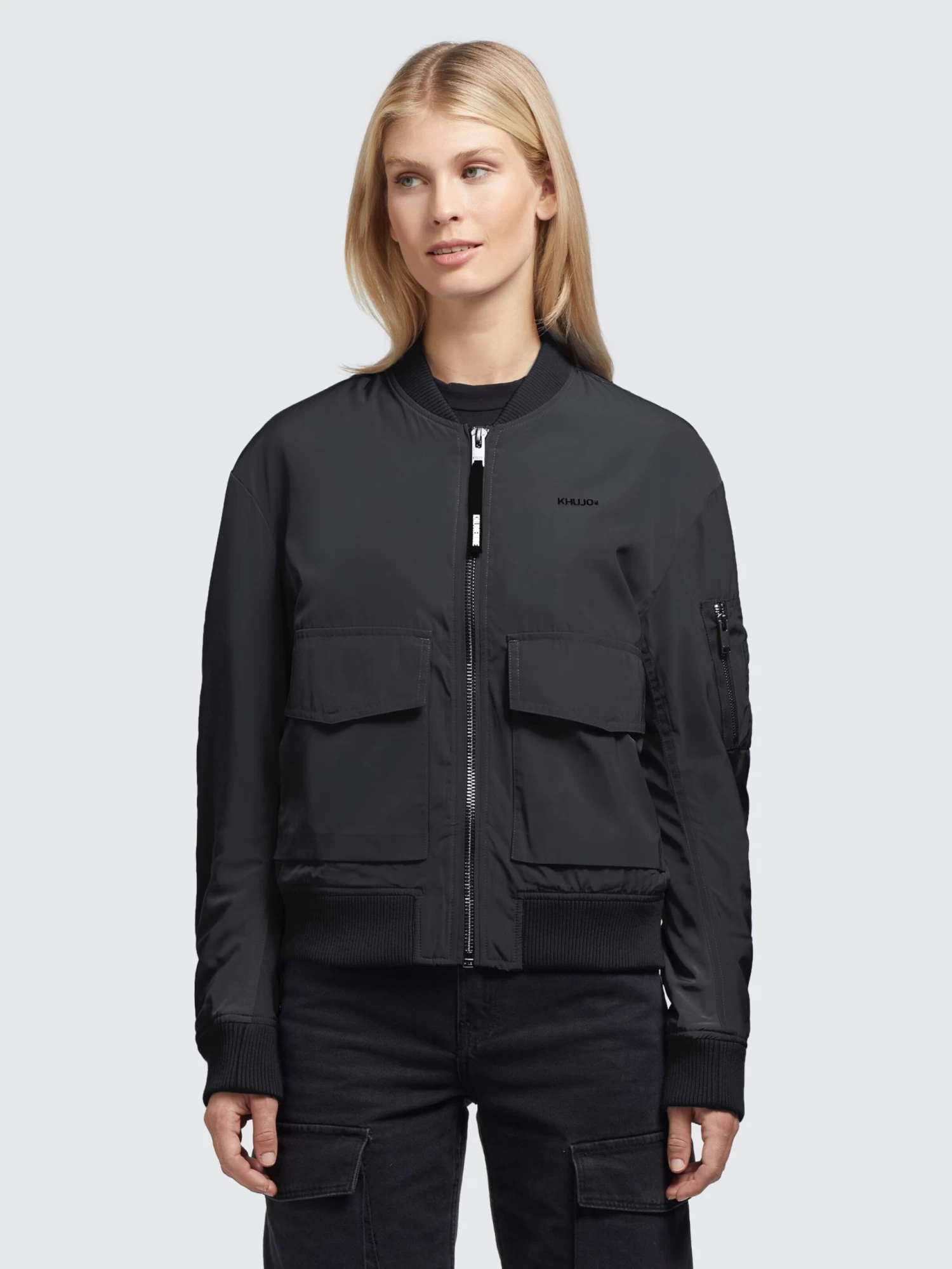 Khujo Tussenjassen Tussenjas Nova Dames Zwart 2 Khujo Tussenjassen Tussenjas Nova Dames Zwart - Afbeelding 2