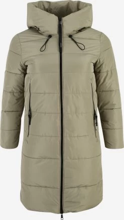 Khujo Wintermantels Wintermantel Jilias 3 Dames Olijfgroen