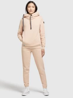 Khujo Hoodies Sweatshirt Karima Dames Abrikoos -Mode kledingwinkel c83b76f2a779dc1cc64b7e44cd7c6f7e