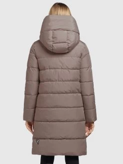 Khujo Wintermantels Wintermantel Jilias 3 Dames Bruin -Mode kledingwinkel c9581486d027a3d99e4471952c72a174