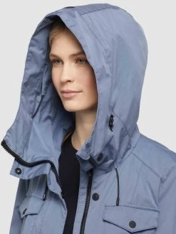 Khujo Parkas Tussenparka ELST Dames Blauw -Mode kledingwinkel c9700c298446965676b08104afcd5573