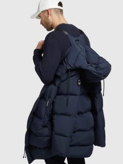 Khujo Outdoor Jassen Functionele Jas Rafi Heren Nachtblauw -Mode kledingwinkel ca034c96528aa8359ef50e6e31ea1d47