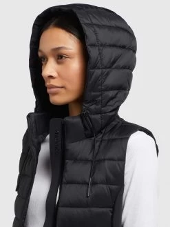 Khujo Bodywarmers Bodywarmer Fabia Matt Dames Zwart -Mode kledingwinkel ca9bf78e4f73bff5833842c017fea83f