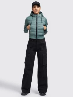 Khujo Tussenjassen Tussenjas Dalis Matt Dames Jade Groen -Mode kledingwinkel cb9474ea615c9df96b163ef5df0535f9