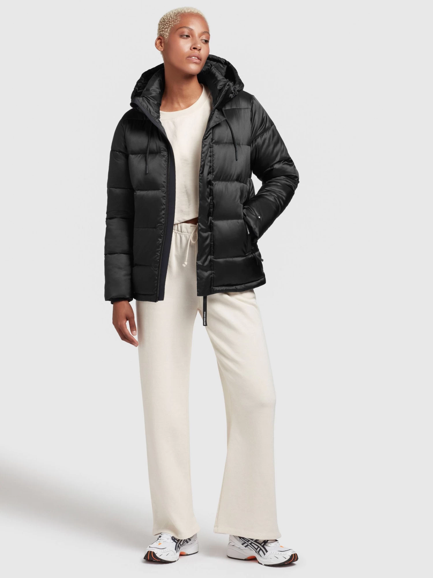 Khujo Winterjassen Winterjas Evona Dames Zwart 6 Khujo Winterjassen Winterjas Evona Dames Zwart - Afbeelding 6