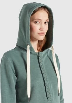 Khujo Hoodies Sweatshirt Keiki Dames Jade Groen -Mode kledingwinkel cc4c46e7bc2d1f896602679c43505d32