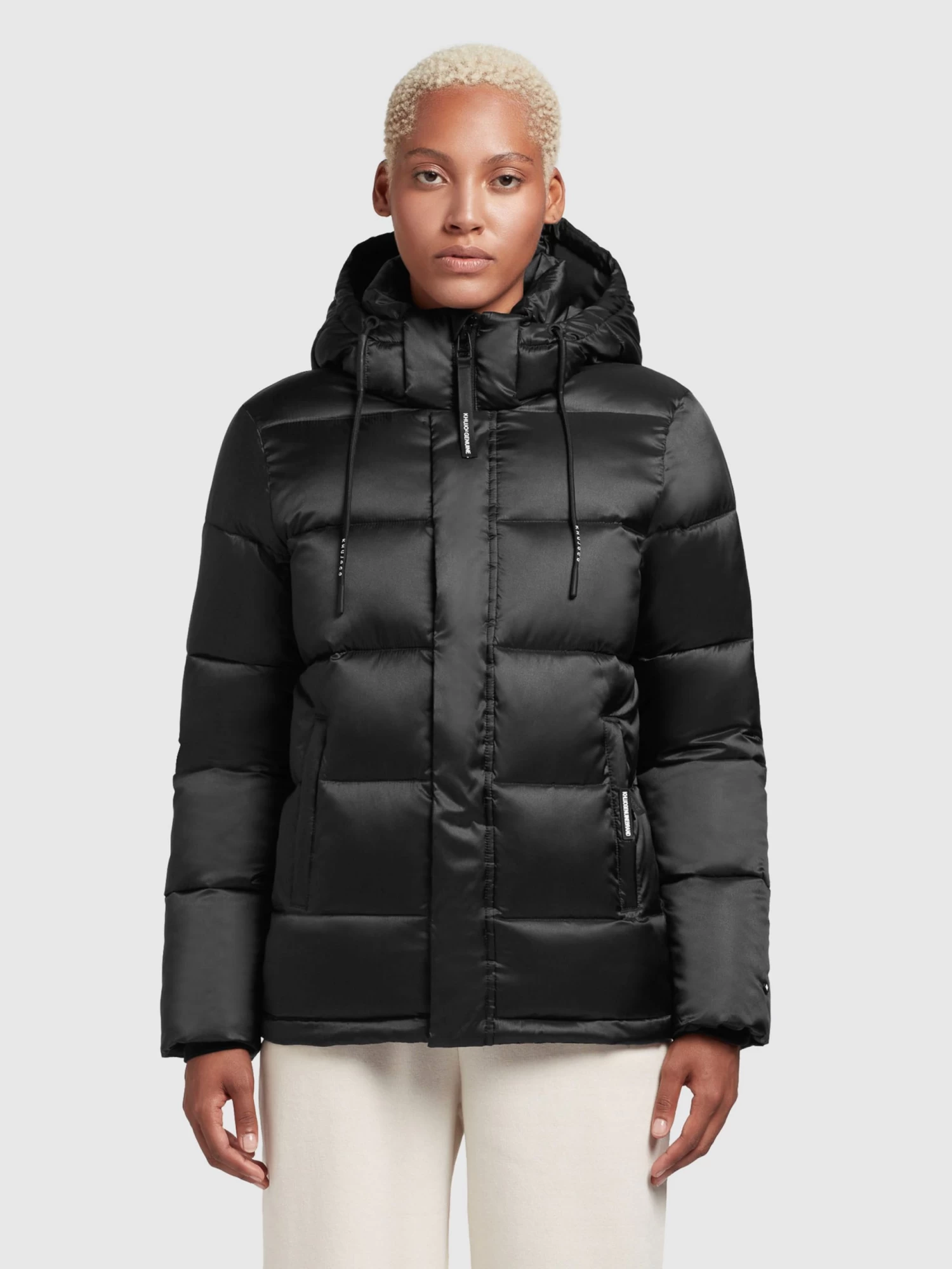 Khujo Winterjassen Winterjas Evona Dames Zwart 2 Khujo Winterjassen Winterjas Evona Dames Zwart - Afbeelding 2