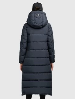 Khujo Wintermantels Wintermantel Deria Dames Donkerblauw -Mode kledingwinkel ce1fc911067bd311192dc0e6d3edaa27