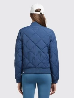 Khujo Tussenjassen Tussenjas Leona Dames Blauw -Mode kledingwinkel ce99eb7b1e8513cfd1a21f9b33b2861e