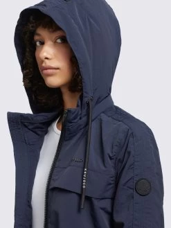 Khujo Tussenmantels Tussenmantel Voya3 Dames Donkerblauw -Mode kledingwinkel d01c9c4c576a928899debfc9ffec7eec