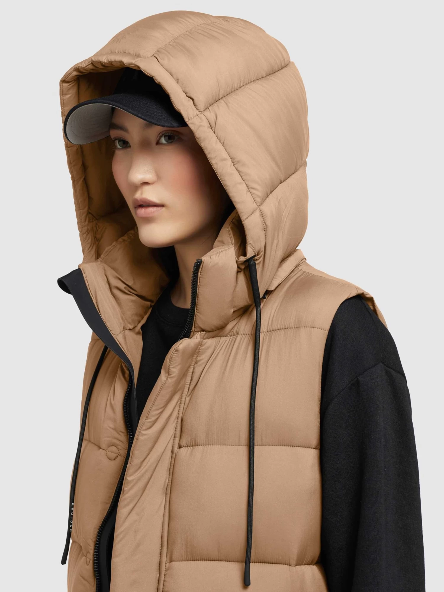 Khujo Bodywarmers Bodywarmer Tourin Dames Lichtbruin 7 Khujo Bodywarmers Bodywarmer Tourin Dames Lichtbruin - Afbeelding 7