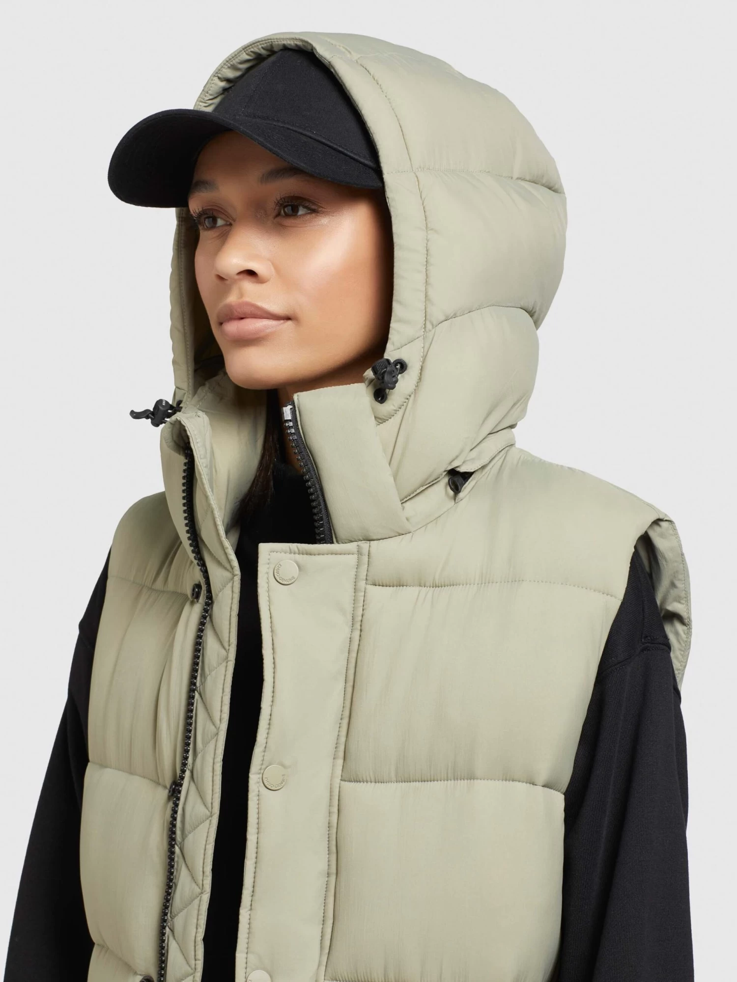 Khujo Bodywarmers Bodywarmer Magneta Dames Pastelgroen 7 Khujo Bodywarmers Bodywarmer Magneta Dames Pastelgroen - Afbeelding 7