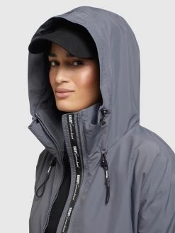 Khujo Tussenjassen Tussenjas BLAIR Dames Blauw -Mode kledingwinkel d23aac4cbb7038d5695c9214d21bfccc