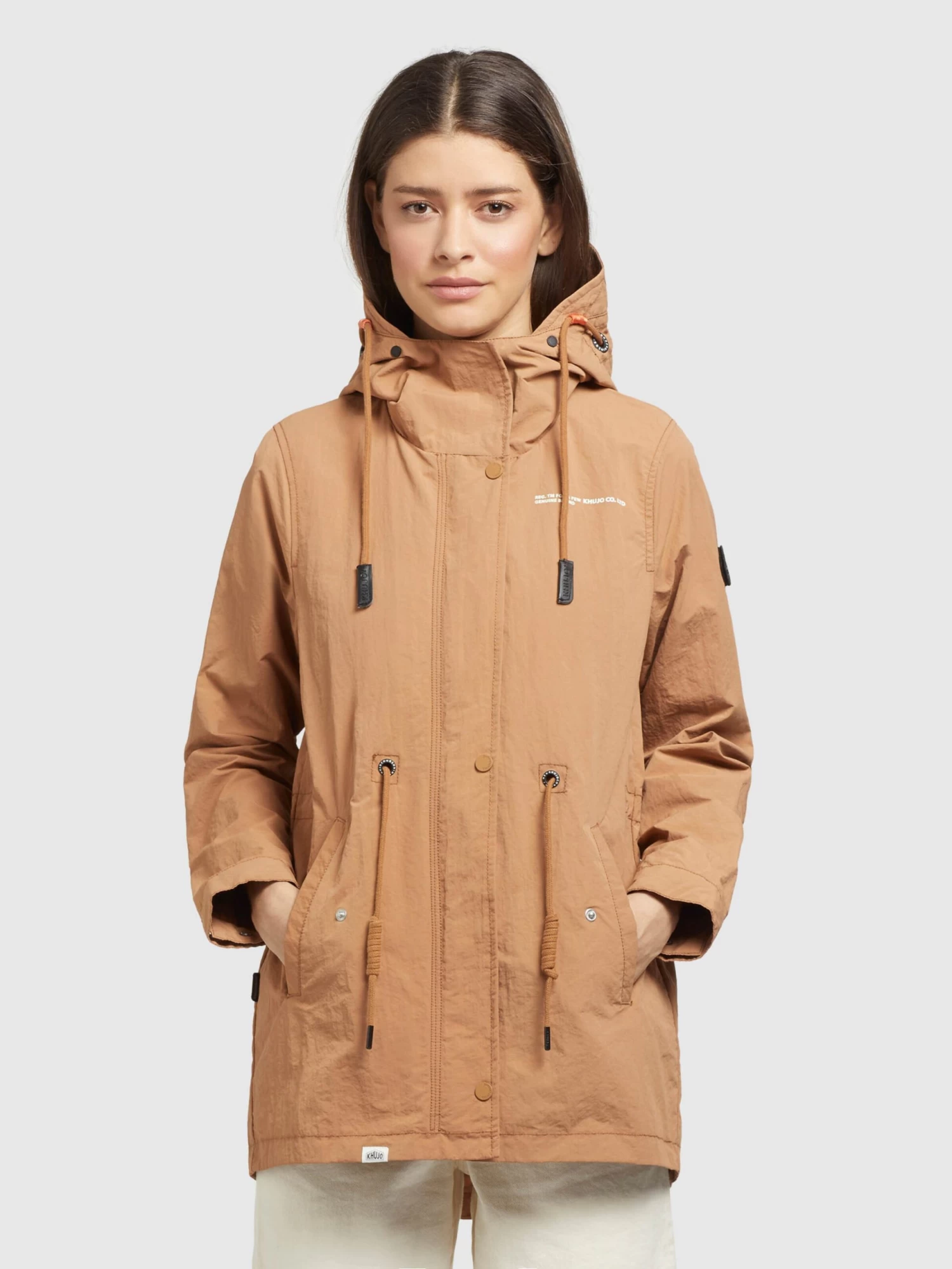 Khujo Tussenjassen Tussenjas CAIMA Dames Beige 2 Khujo Tussenjassen Tussenjas CAIMA Dames Beige - Afbeelding 2