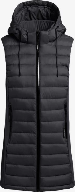 Khujo Bodywarmers Bodywarmer Becca Dames Zwart