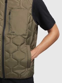 Khujo Bodywarmers Bodywarmer Liel Heren Olijfgroen -Mode kledingwinkel d2ff503e27612cb79311610b56c322f4