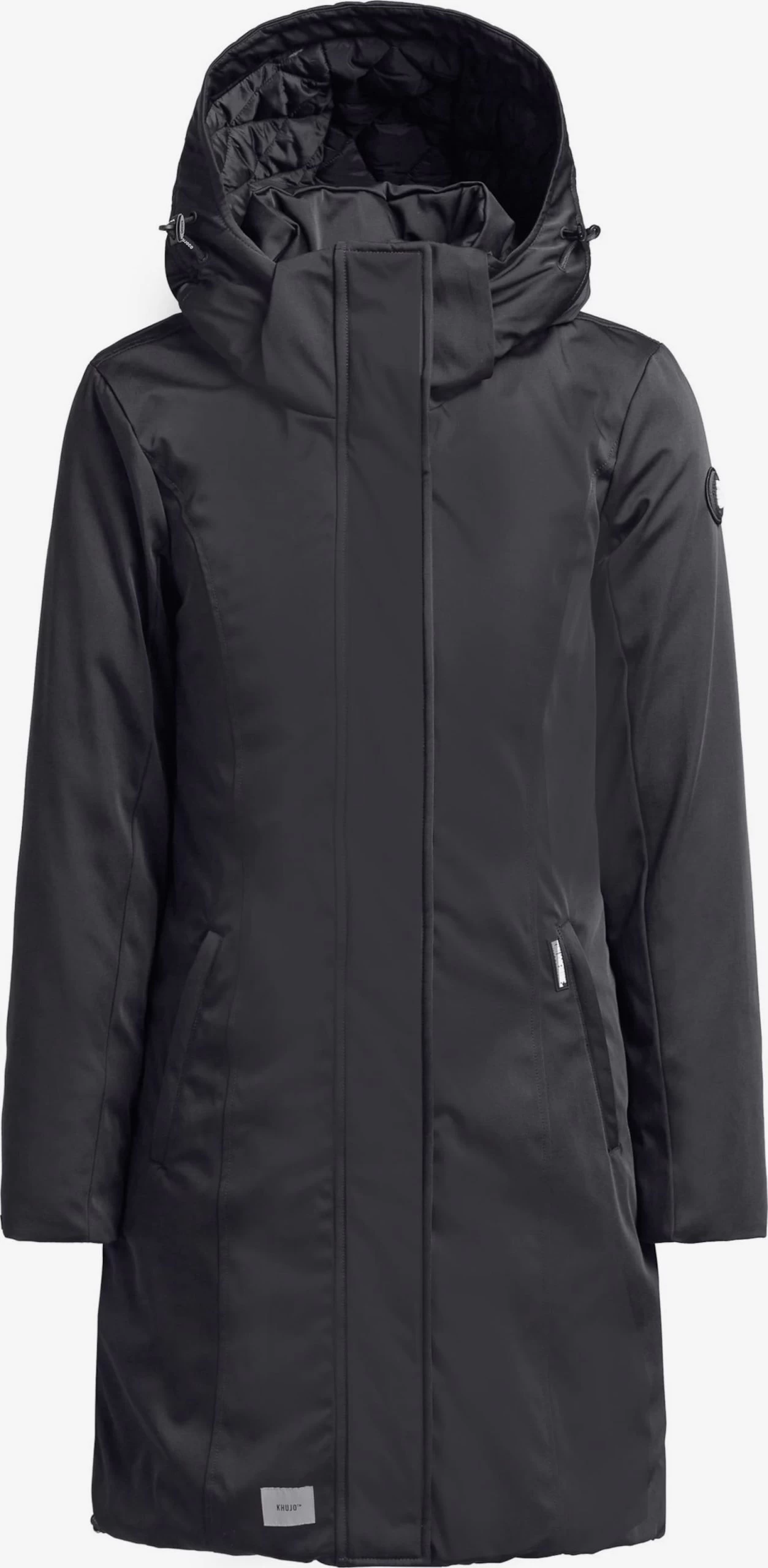 Khujo Wintermantels Wintermantel Blossom Dames Zwart 1 Khujo Wintermantels Wintermantel Blossom Dames Zwart