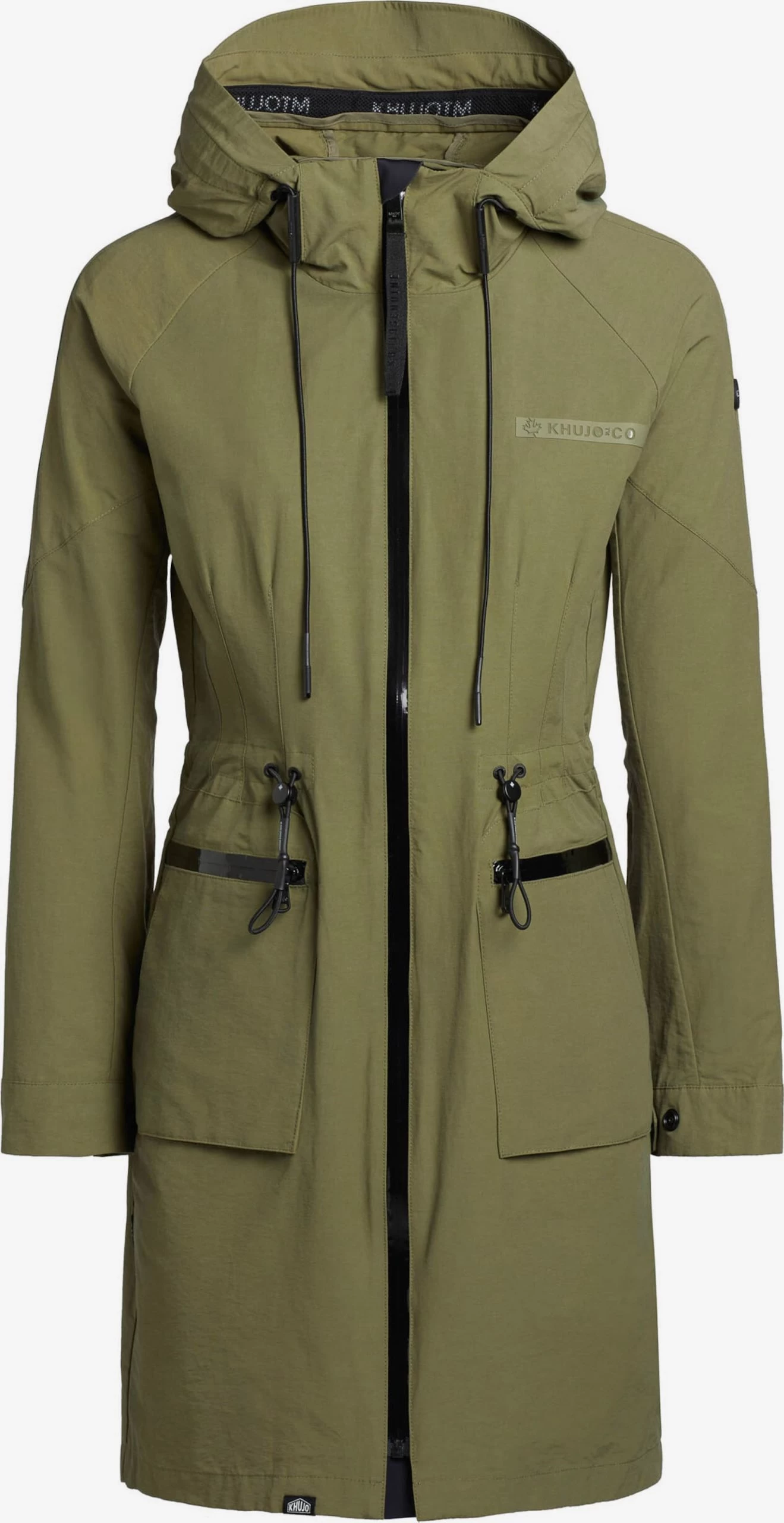 Khujo Parkas Tussenparka Dames Olijfgroen 1 Khujo Parkas Tussenparka Dames Olijfgroen