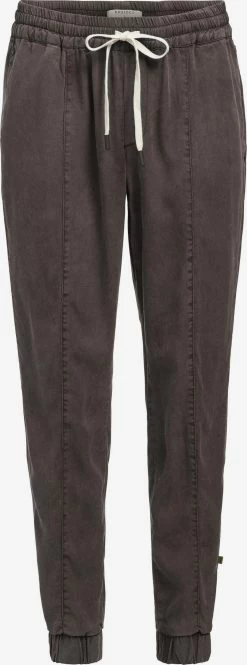 Khujo Pantalons Tapered Broek SANDI Dames Antraciet