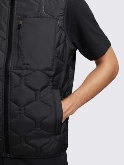 Khujo Bodywarmers Bodywarmer Liel Heren Zwart -Mode kledingwinkel d44db614bf6ee75a010155a0598201c9