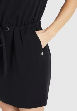 Khujo Candide - Etui-Jurk - Schwarz -Mode kledingwinkel d5eeef9b215249a8b839cece8b30b684