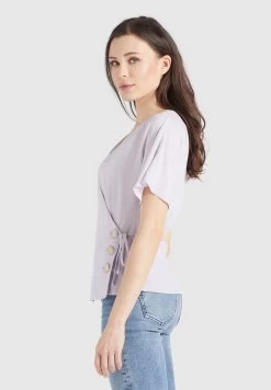 Khujo Blouses Met Korte Mouw Blouse Giovanna Dames Sering -Mode kledingwinkel d74242d8772519b534291297fdbb2a2c