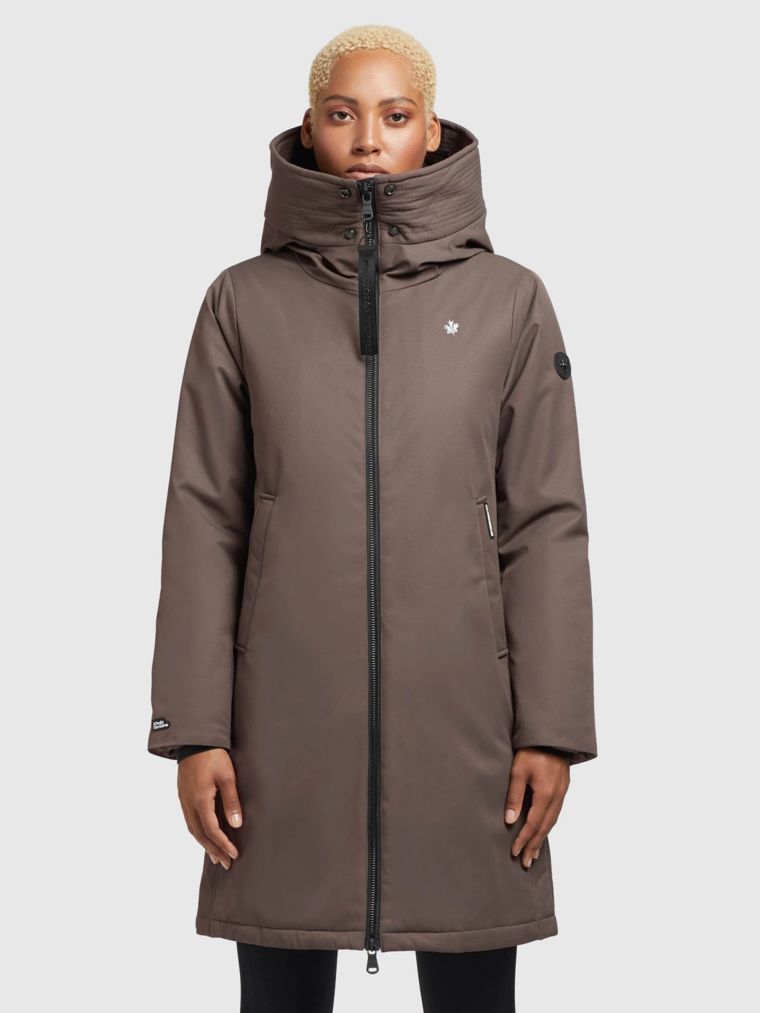 Khujo Tussenmantels Tussenmantel Lisad Dames Mokka 2 Khujo Tussenmantels Tussenmantel Lisad Dames Mokka - Afbeelding 2