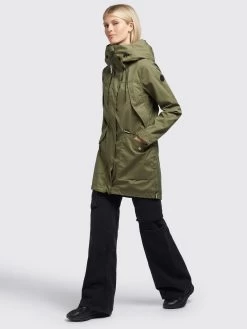 Khujo Parkas Tussenparka Aira Dames Olijfgroen -Mode kledingwinkel d7d2169f8ae7c31a7ace127854187ec3