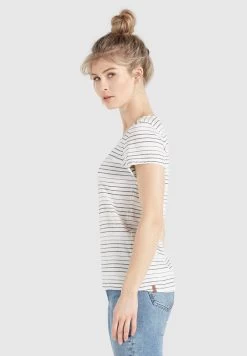 Khujo T-shirts Shirt Rafaela Dames Wit -Mode kledingwinkel d7f74d5b56214f31b4ff7b7819f4dd88