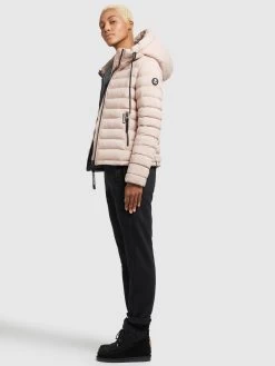 Khujo Tussenjassen Tussenjas Lovina Dames Poederroze -Mode kledingwinkel d862dc0a34c170eb7c1ab2a3b9589fbe